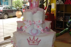 Diaper Cake Πριγκίπισσα
