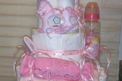 Diaper Cake Πριγκίπισσα