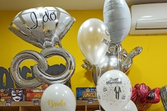 Σύνθεση μπαλονιών για γάμο